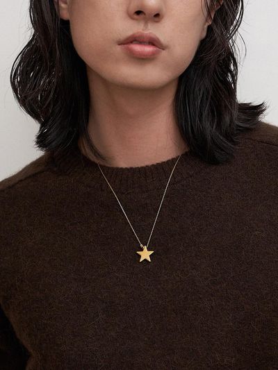 ANNAFLAIR1986 Flat Star Necklace