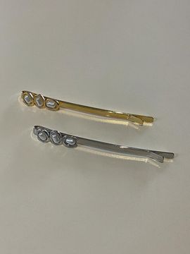 ANNAFLAIR1986 Pearl Metal Hair Pin [2colors] (AR223019)