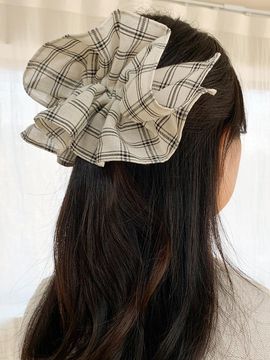 ANNAFLAIR1986 PLAID HAIR PIN (3colors) (AH125008)