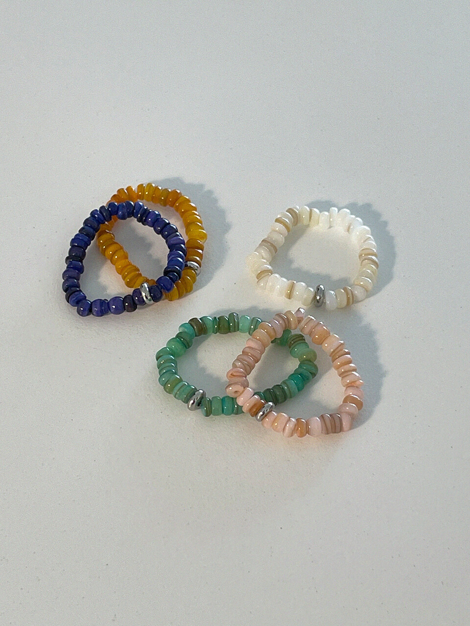 ANNAFLAIR1986 Point Beads Ring_5 colors