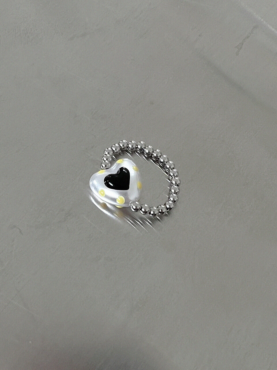 ANNAFLAIR1986 Point Heart Ring