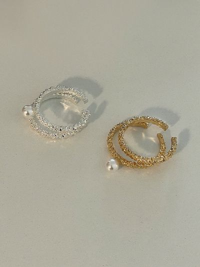 ANNAFLAIR1986 Simple Pearl Ring_2 colors