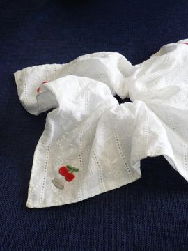 ANNAFLAIR1986 SQUARE SCRUNCHIE [RED] (AH125007)