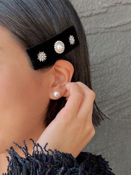 ANNAFLAIR1986 Velvet Classic Hair Pin (5 Types) AE422017