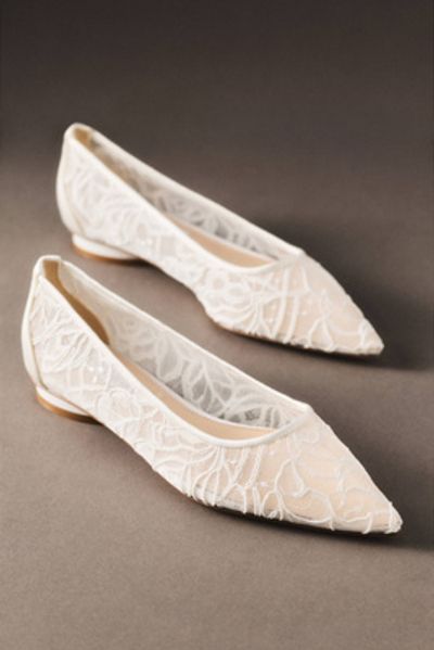 Anne Barge Jolie Pointed-Toe Flats