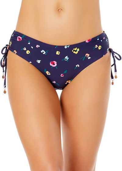 Anne Cole Anne Cole Women's Gradient Floral Side Tie Bikini Swim Bottom