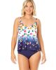 Anne Cole Anne Cole Women's Riviera Floral Easy Triangle Tankini Swim Top - 1