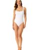 Anne Cole Anne Cole Women's Textured Classic Square Neck One Piece Swimsuit - 3