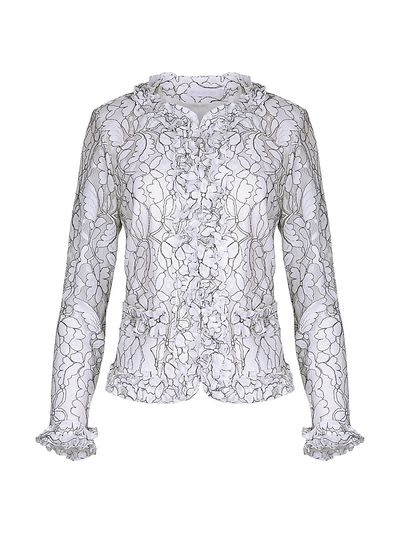 Anne Fontaine Women's Giana Floral Lace Jacket