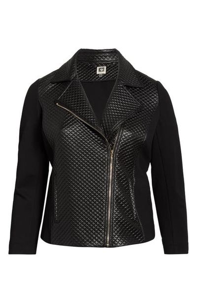 Anne Klein Anne Klein Asymmetric Moto Jacket