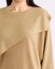 Anne Klein Anne Klein Asymmetrical Metallic Cape Sweater - 4