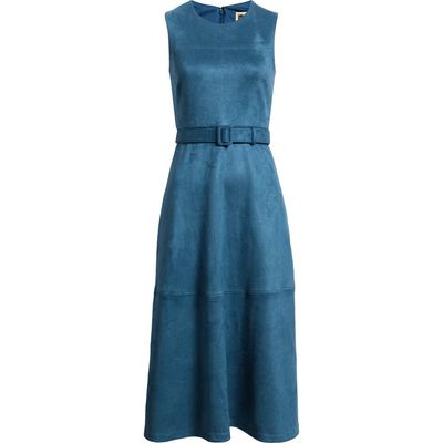 Anne Klein Anne Klein Belted Sleeveless Midi Dress