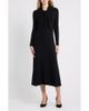 Anne Klein Anne Klein Cable Rib Midi Dress with Neck Scarf - 1