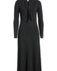 Anne Klein Anne Klein Cable Rib Midi Dress with Neck Scarf - 5