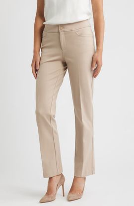 Anne Klein Anne Klein Compression Flare Leg Ponte Pants