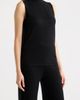 Anne Klein Anne Klein Diamond Quilted Mock Neck Sweater Tank - 3