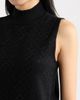 Anne Klein Anne Klein Diamond Quilted Mock Neck Sweater Tank - 4