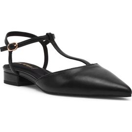 Anne Klein Anne Klein Emily Ankle Strap Pointed Toe Flat