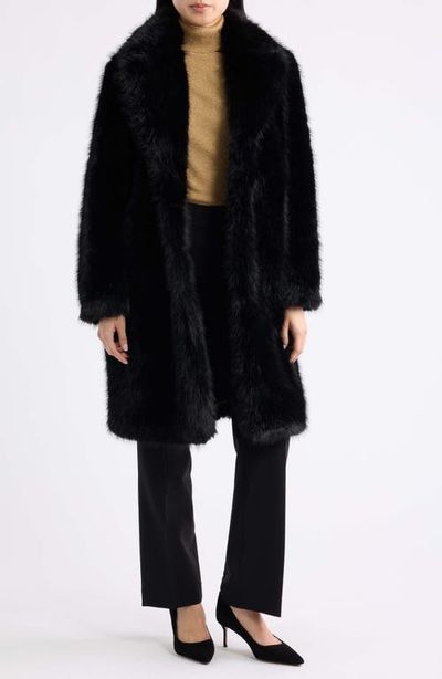 Anne Klein Anne Klein Faux Fur Coat