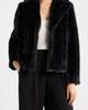 Anne Klein Anne Klein Faux Fur Crop Jacket - 1