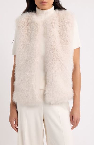 Anne Klein Anne Klein Faux Fur Vest