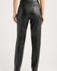 Anne Klein Anne Klein Faux Leather Straight Leg Pants - 2