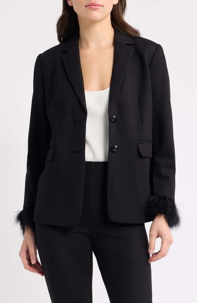 Anne Klein Anne Klein Feather Cuffed Blazer