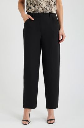 Anne Klein Anne Klein Flat Front Barrel Leg Pants
