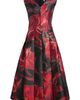 Anne Klein Anne Klein Floral Metallic V-Neck Midi Dress - 5