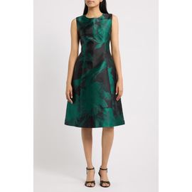 Anne Klein Anne Klein Floral Sleeveless Midi Dress