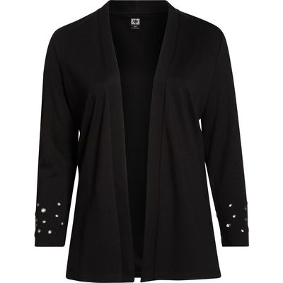 Anne Klein Anne Klein Grommet Detail Open Cardigan
