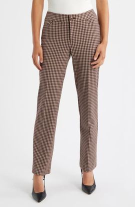 Anne Klein Anne Klein Houndstooth Boot Leg Pants