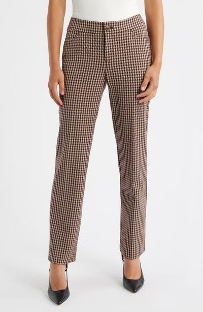 Anne Klein Anne Klein Houndstooth Boot Leg Pants