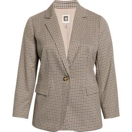 Anne Klein Anne Klein Houndstooth One Button Blazer