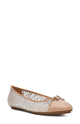 Anne Klein Anne Klein Luci Bow & Crystal Embellished Ballet Flat
