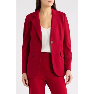 Anne Klein Anne Klein One-Button Blazer