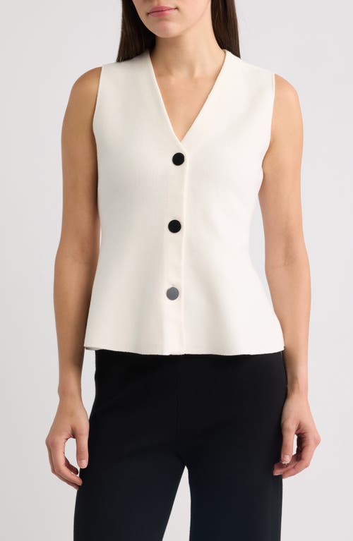 Anne Klein Anne Klein Peplum Vest