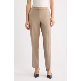 Anne Klein Anne Klein Pinstripe Straight Leg Ankle Pants
