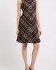 Anne Klein Anne Klein Plaid Tweed Sleeveless Swing Dress - 1