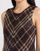 Anne Klein Anne Klein Plaid Tweed Sleeveless Swing Dress - 4