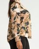 Anne Klein Anne Klein Pleated Front V-Neck Long Sleeve Top - 3