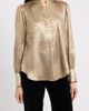 Anne Klein Anne Klein Pleated Front V-Neck Top - 1