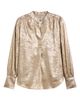 Anne Klein Anne Klein Pleated Front V-Neck Top - 5