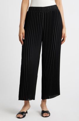 Anne Klein Anne Klein Pleated Pull-On Ankle Pants