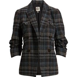 Anne Klein Anne Klein Pleated Sleeve Blazer