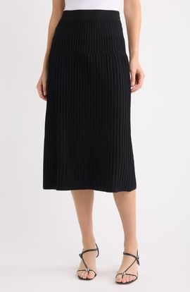 Anne Klein Anne Klein Pleated Sweater Skirt