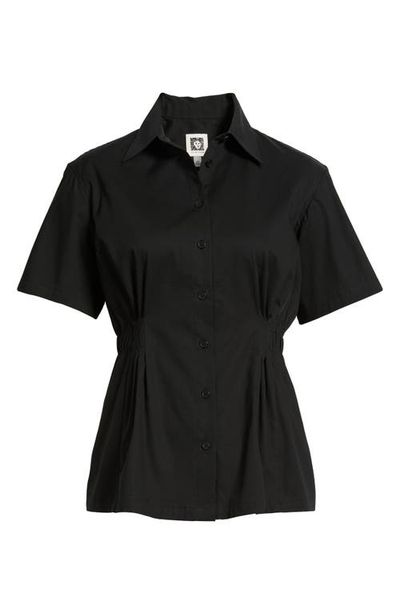 Anne Klein Anne Klein Pleated Waist Shirt