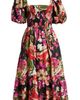Anne Klein Anne Klein Puff Sleeve Smocked Bodice Cotton Sundress - 5