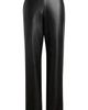 Anne Klein Anne Klein Pull On Faux Leather Straight Leg Pants - 5