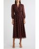 Anne Klein Anne Klein Ruffle Neck Midi Dress - 1